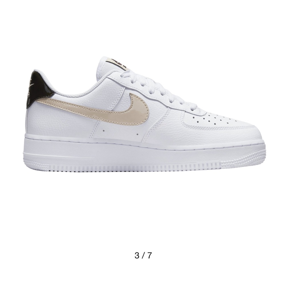 Nike White and Tan Sneakers